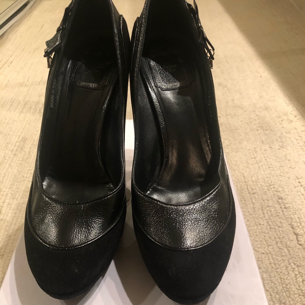 Dior pumps suede black